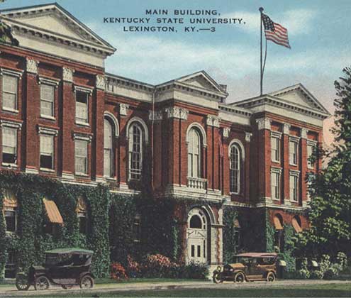 old photograph of University of Kentucky building